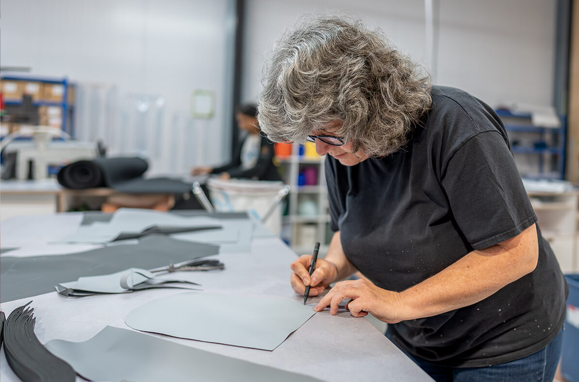 Woman at work