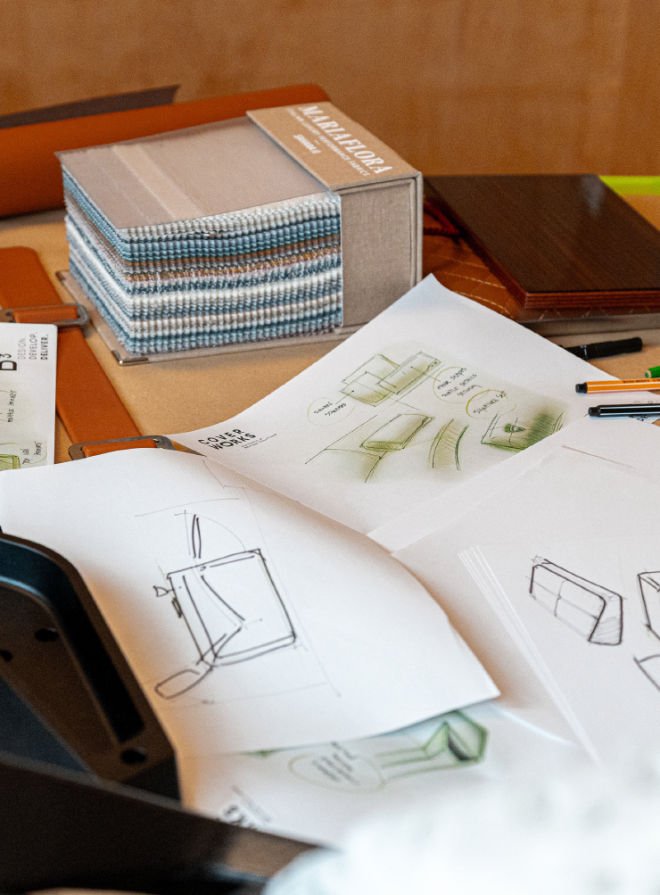 Every CoverWorks seat follows our D3 approach: Design, Develop, Deliver. A clear, structured way of working that supports confident decisions and reliable outcomes, with one dedicated partner managing every step of the process.